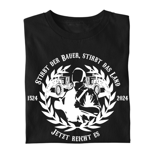 "Stirbt der Bauer, stirbt das Land" Premium - T-Shirt