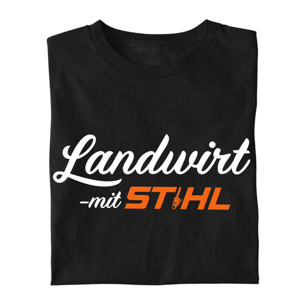 Landwirt mit Stihl | Premium T Shirt