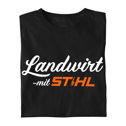 Landwirt mit Stihl Premium - T-Shirt