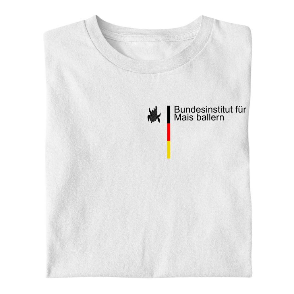 Bundesinstitut Mais ballern Brustdruck| Premium T Shirt