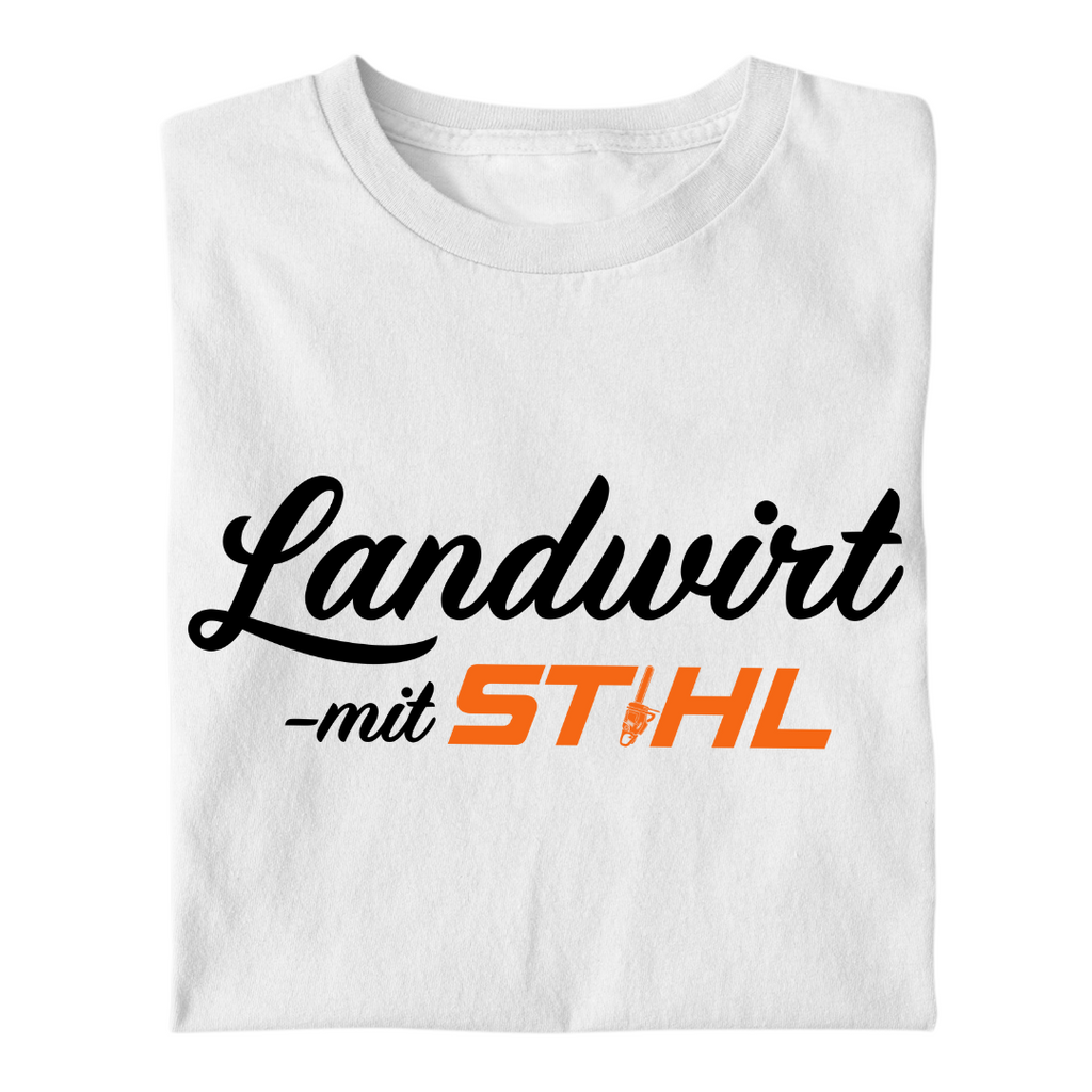 Landwirt mit Stihl | Premium T Shirt