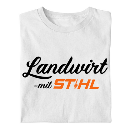 Landwirt mit Stihl Premium - T-Shirt