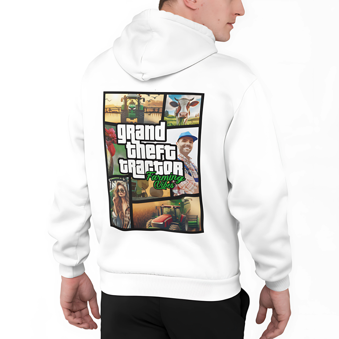 *NEU* Grand Theft "Farming Vibes" Premium *Rückseite* - Hoodie