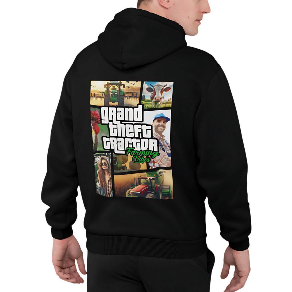 Grand Theft "Farming Vibes" Rückseite | Classic Hoodie