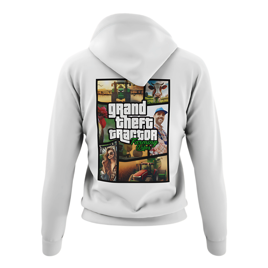 *NEU* Grand Theft "Farming Vibes" Premium *Rückseite* - Hoodie