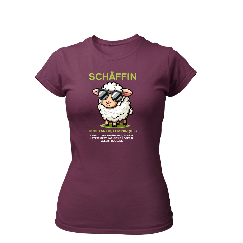 Schäffin Bedeutung | Premium T Shirt Frauen