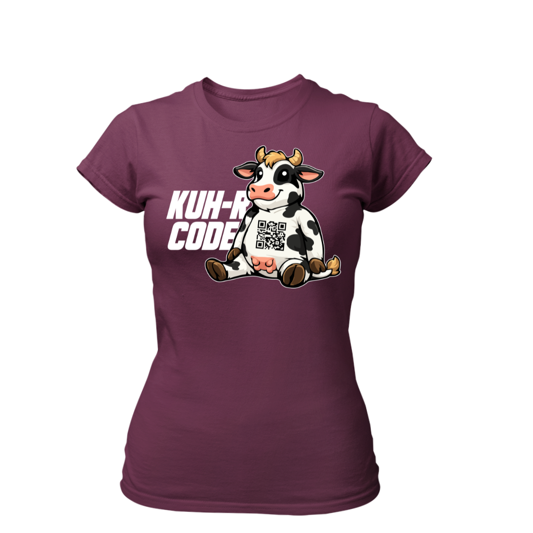 Kuh R Code | Premium T Shirt Frauen