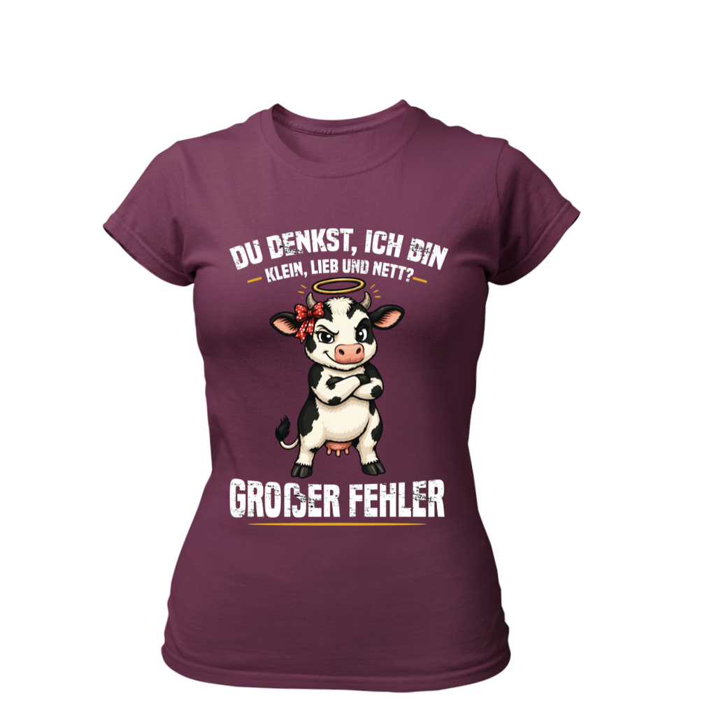 Süße Kuh Großer Fehler | Premium T Shirt Frauen