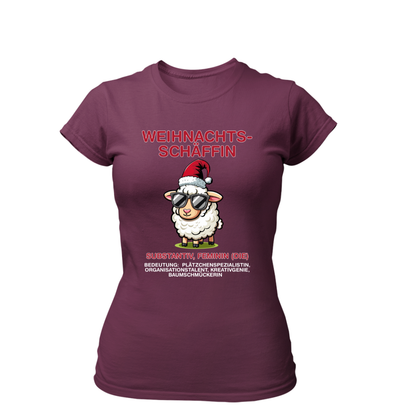 Weihnachtsschäffin Bedeutung | Premium T Shirt Frauen