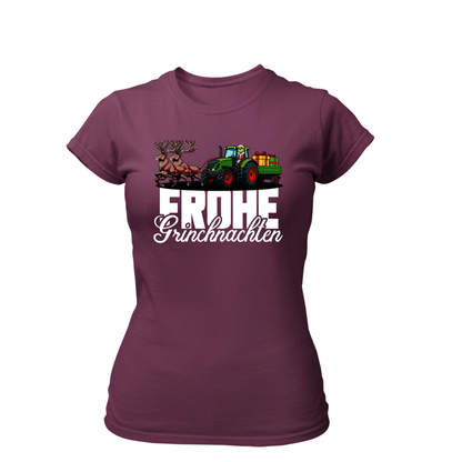 Frohe Grinchnachten | Premium T Shirt Frauen