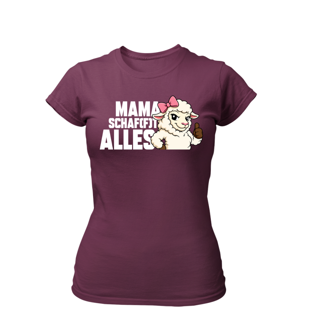 Mama Schafft Alles | Premium T Shirt Frauen