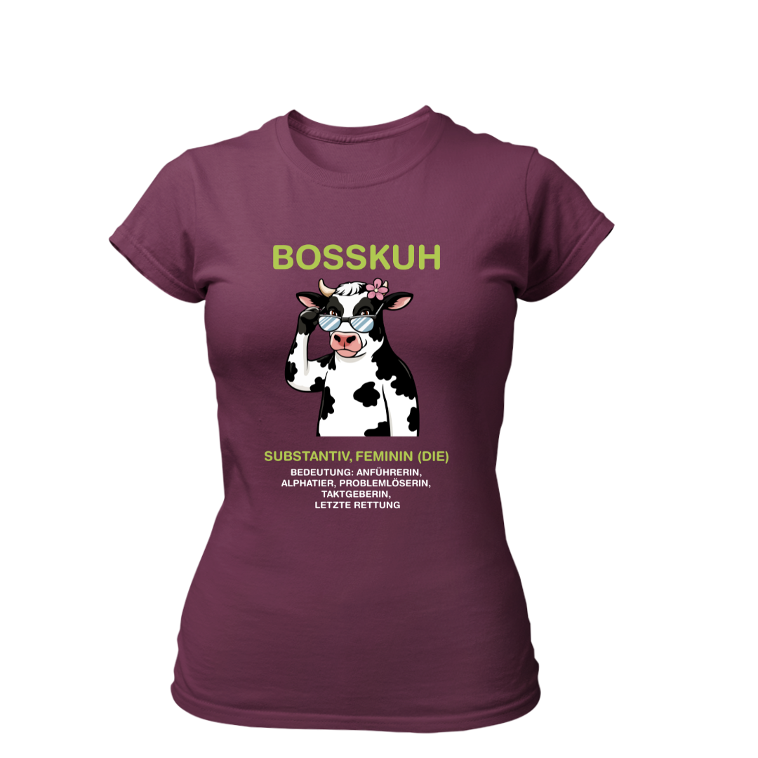 Bosskuh Bedeutung | Premium T Shirt Frauen
