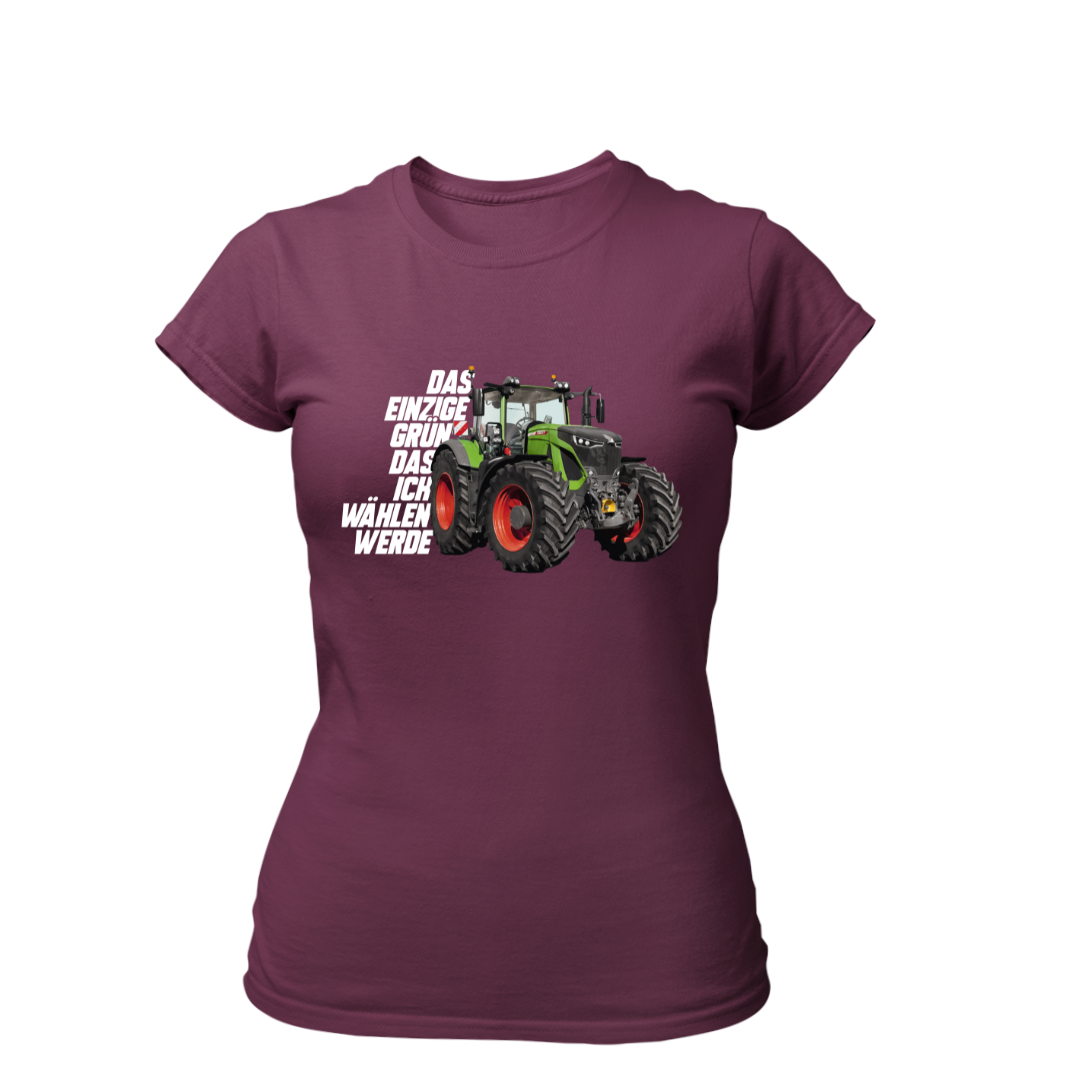 Das Einzige Grün, das ich wählen werde | Premium T Shirt Frauen