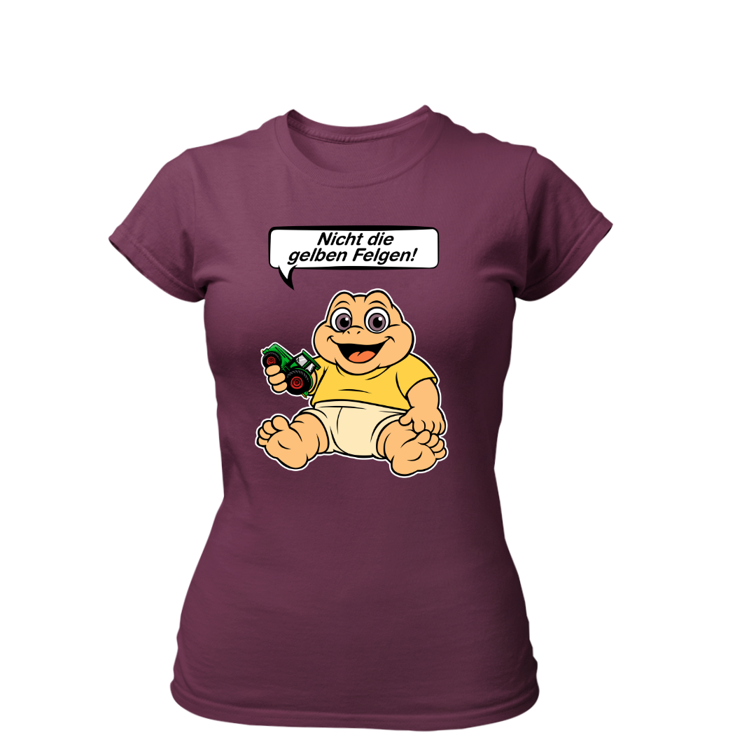 Nicht die Gelben Felgen Dinobaby | Premium T Shirt Frauen