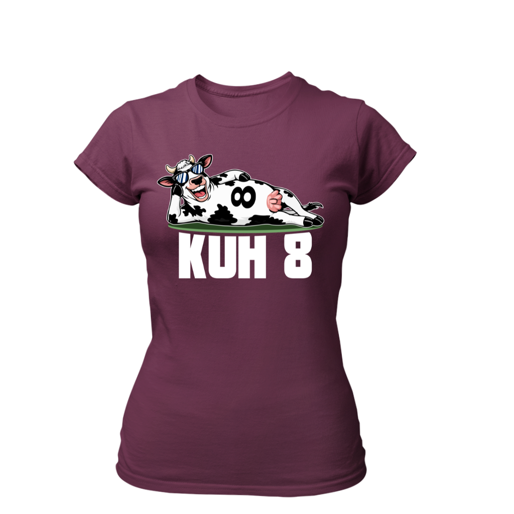 Kuh 8 | Premium T Shirt Frauen