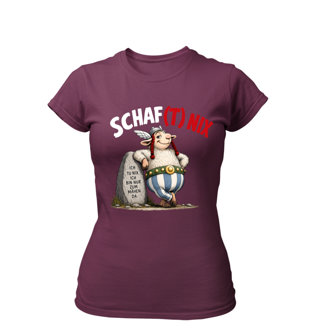 Schafft Nix Comic | Premium T Shirt Frauen