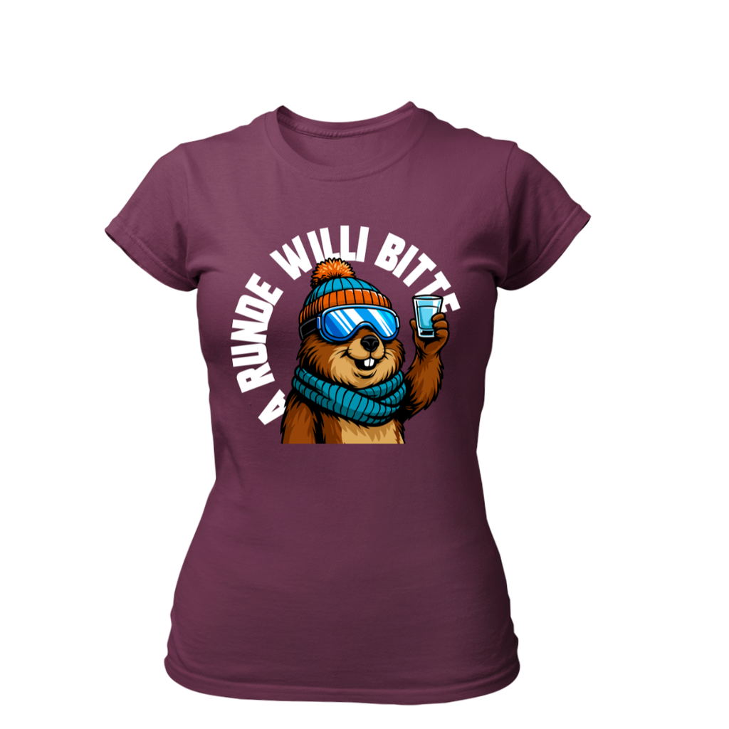 A Runde Willi bitte | Premium T Shirt Frauen