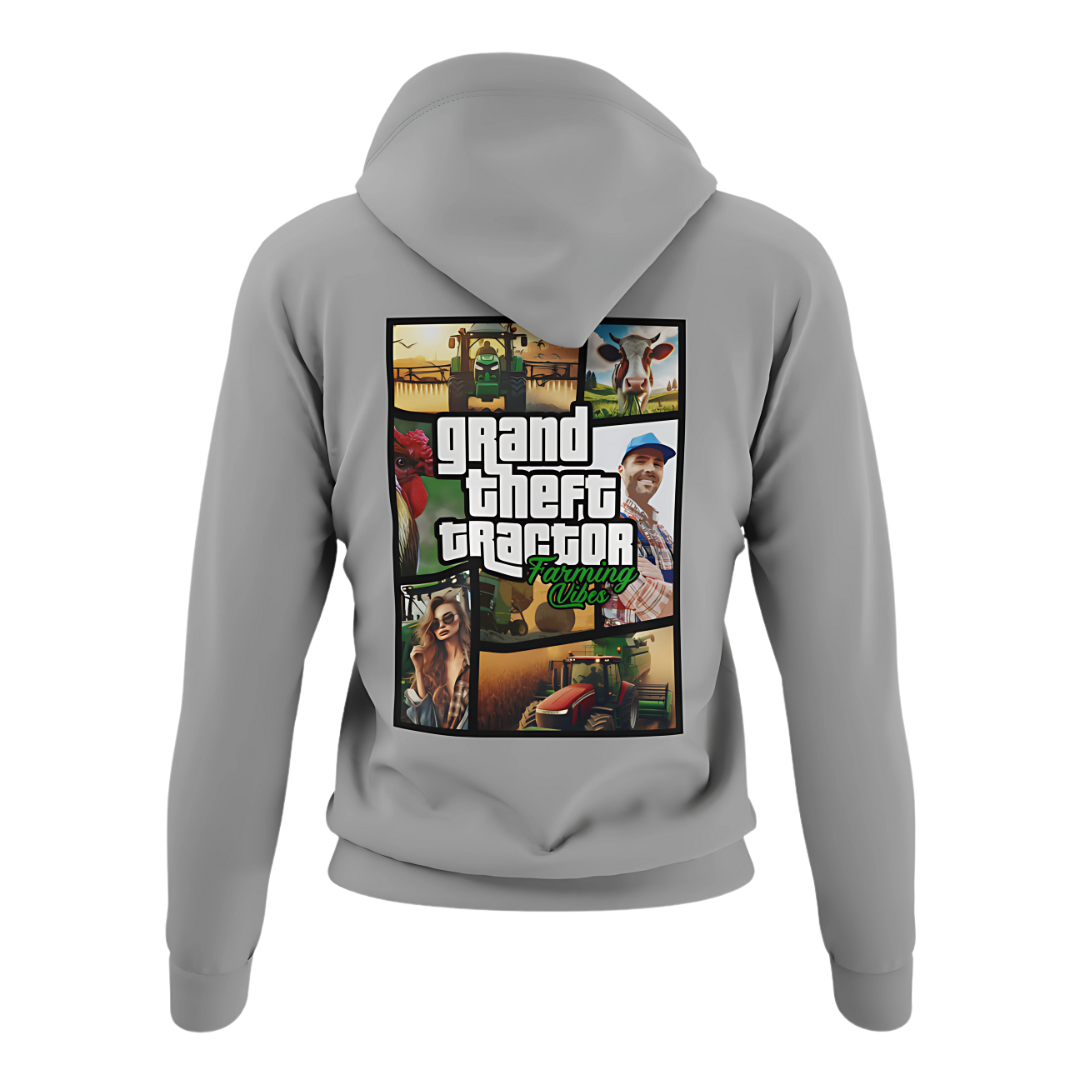 *NEU* Grand Theft "Farming Vibes" Premium *Rückseite* - Hoodie