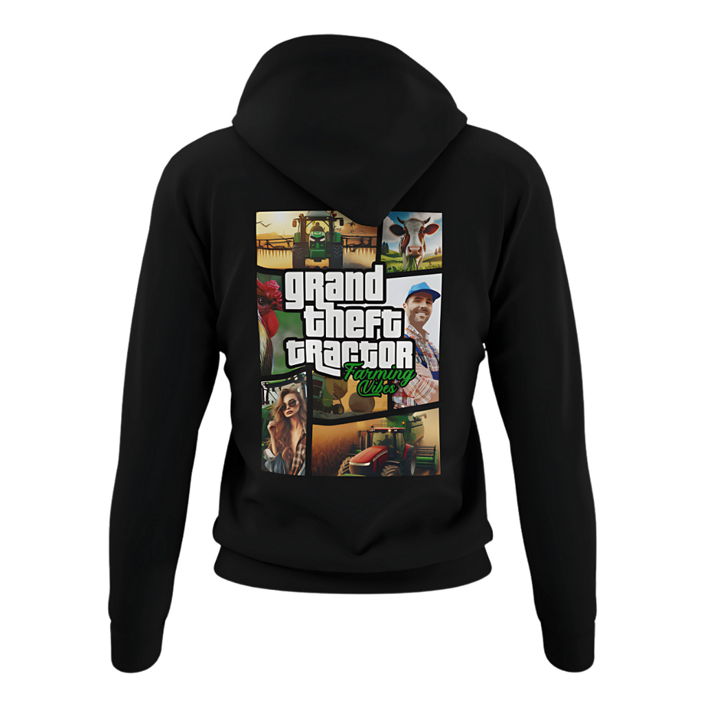 Grand Theft "Farming Vibes" Rückseite | Classic Hoodie