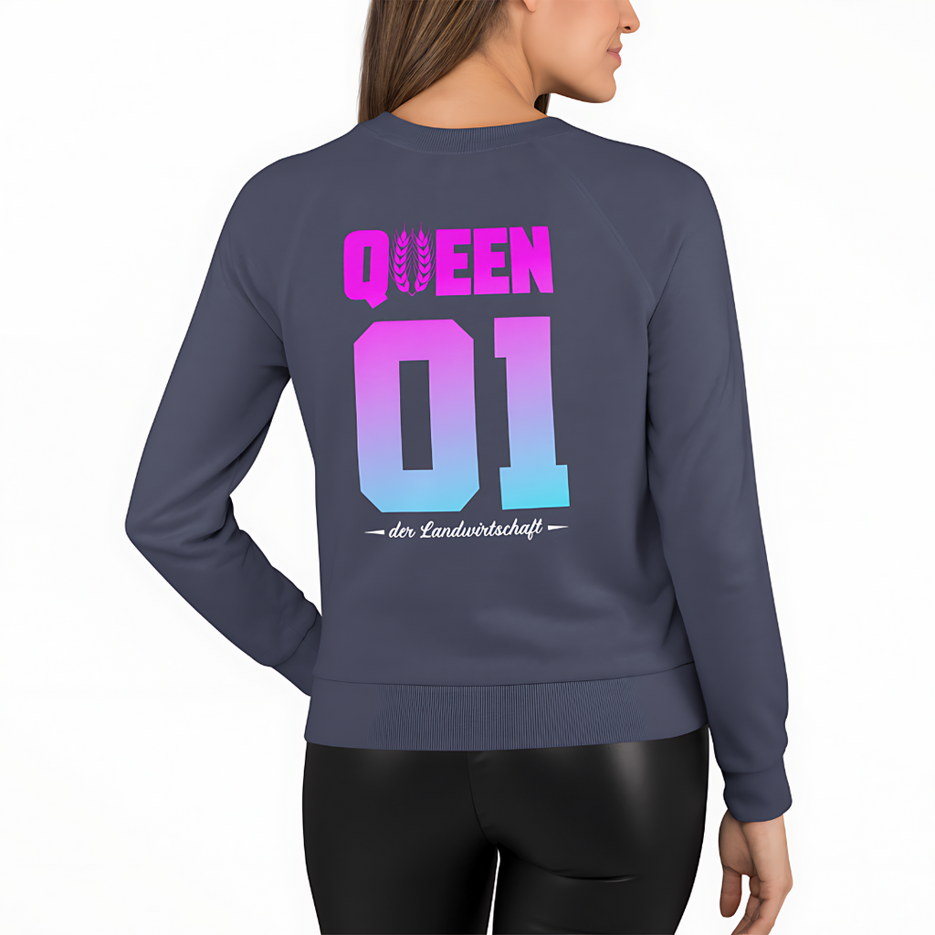 QUEEN der Landwirtschaft Rückseite | Premium Sweater