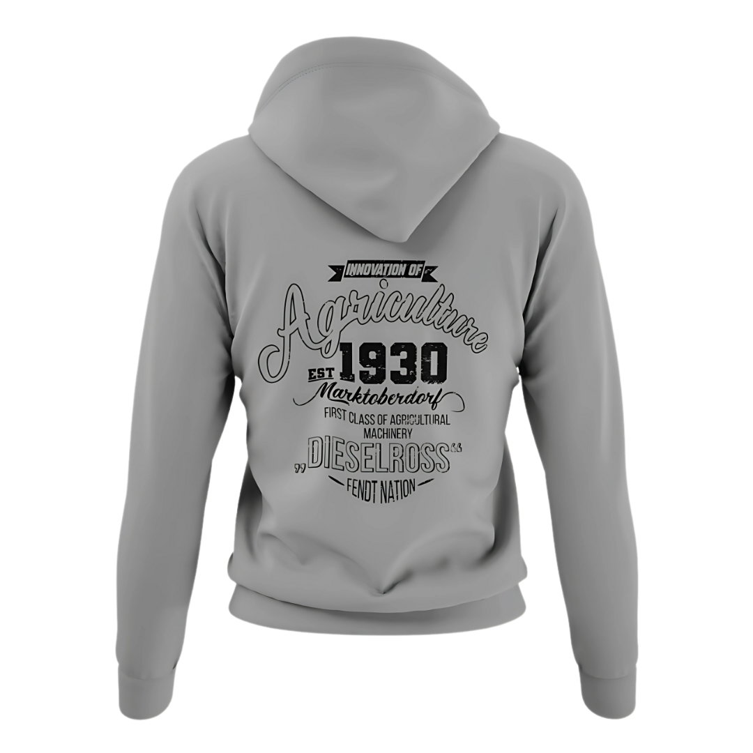 *NEU* Fendt History Vintage *Rückseite* Premium - Hoodie