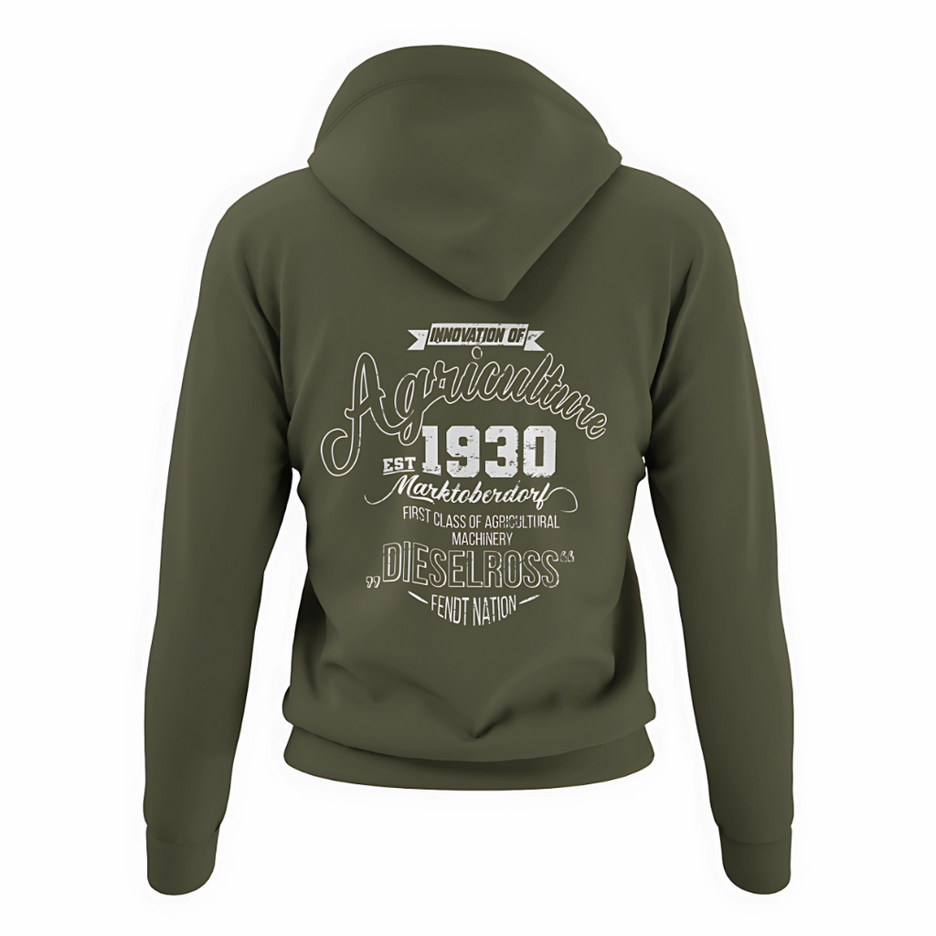 Fendt History Vintage Rückseite | Classic Hoodie