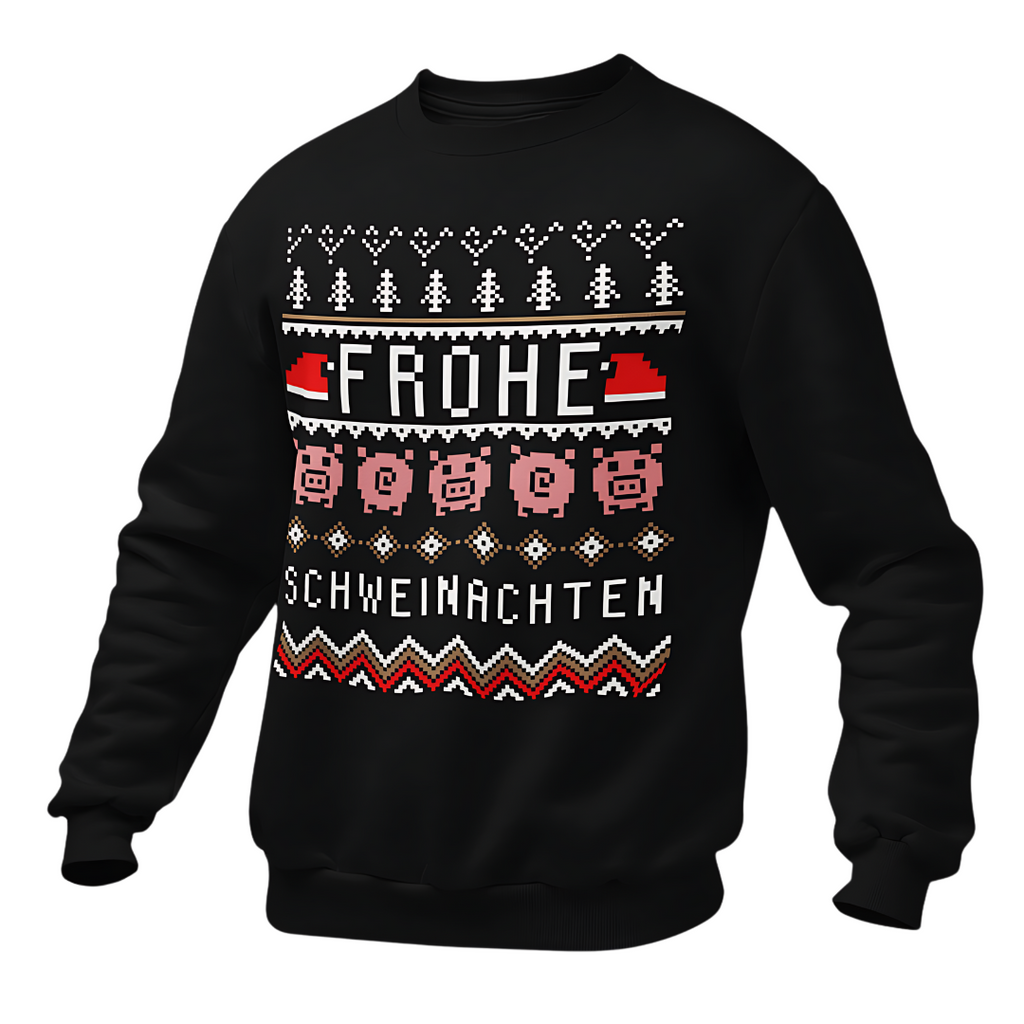 Frohe Schweinachten Ugly | Premium Sweater