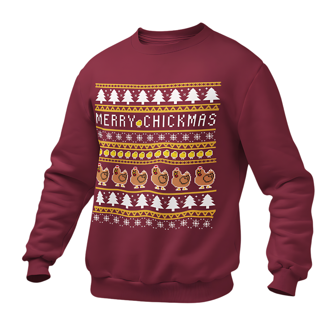 "Merry Chickmas" Premium - UglySweater