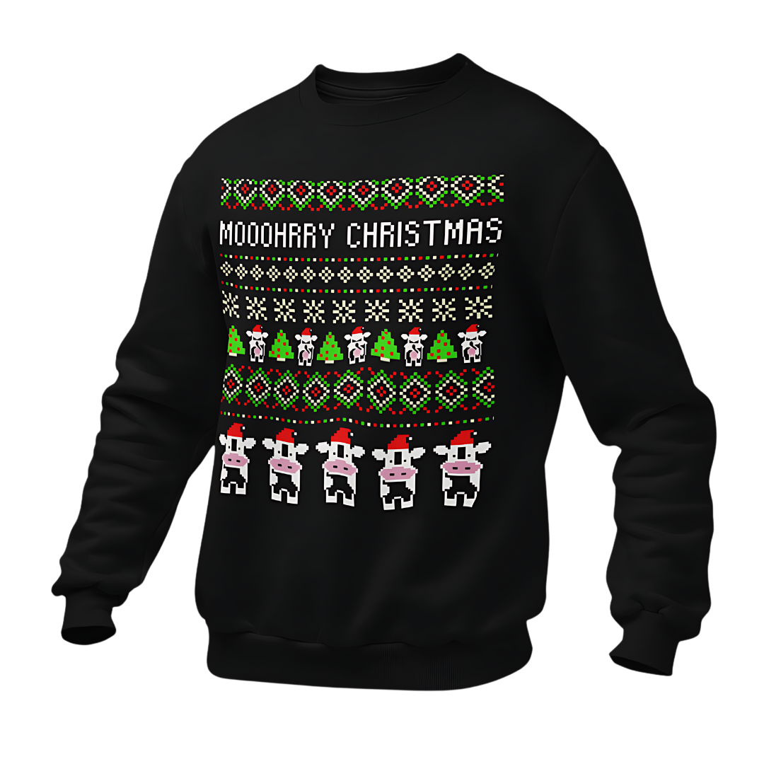 "Mooohrry Christmas" Premium - UglySweater