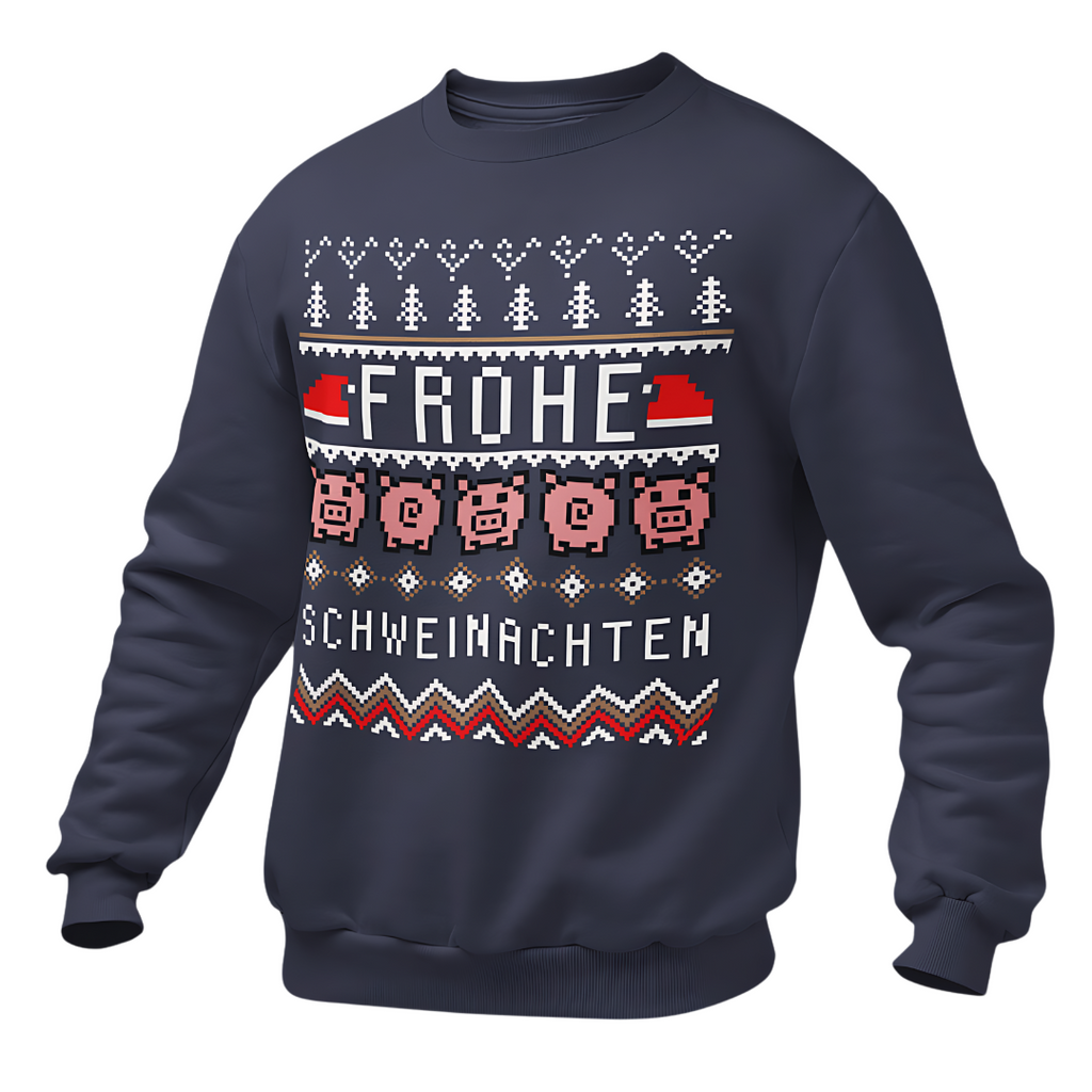 Frohe Schweinachten Ugly | Premium Sweater