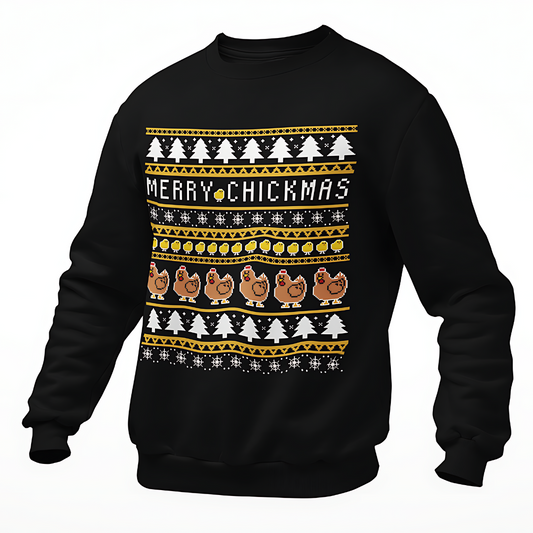 "Merry Chickmas" Premium - UglySweater