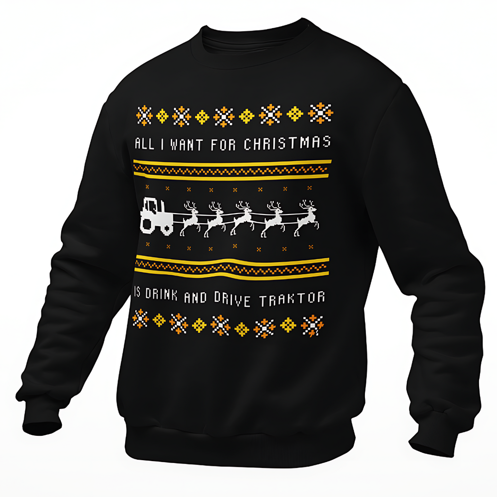 Drink and Drive Traktor Ugly | Premium Sweater