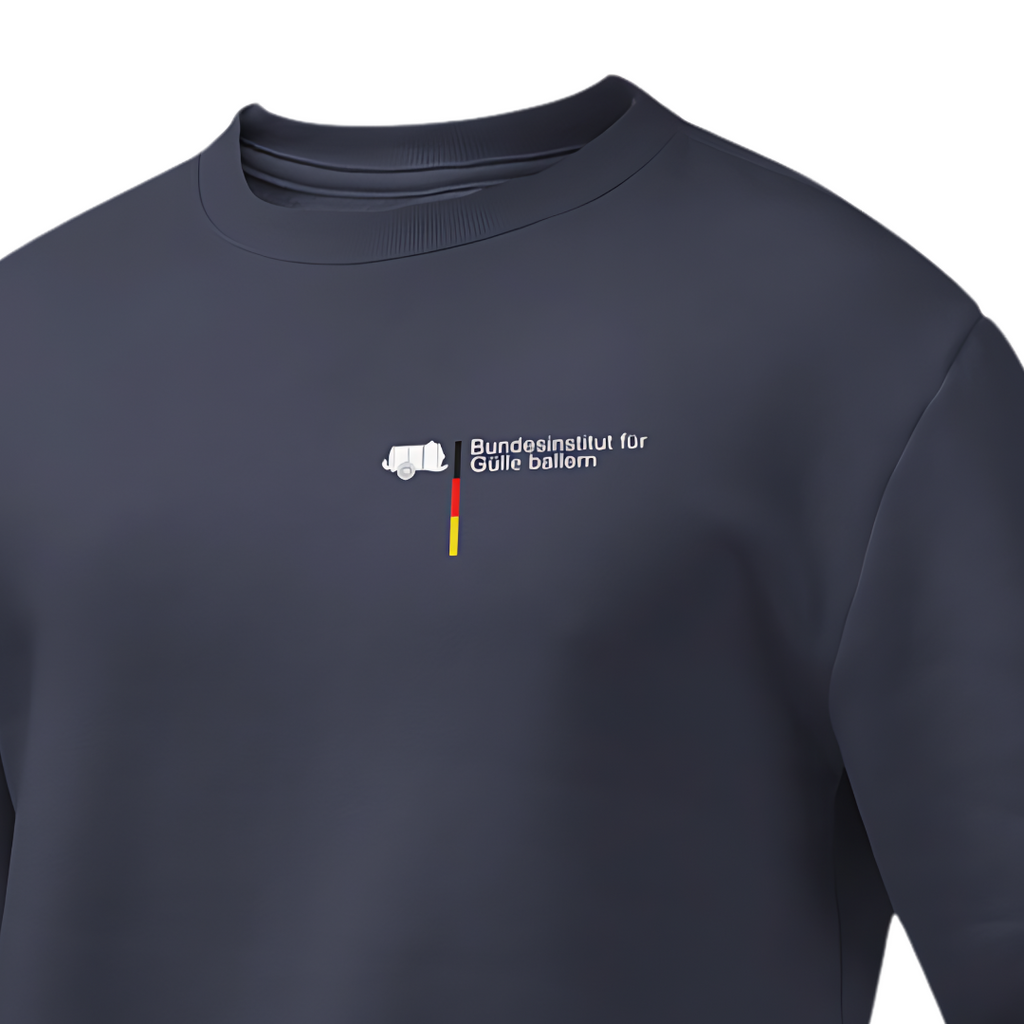 Bundesinstitut Gülle ballern Brustdruck | Premium Sweater