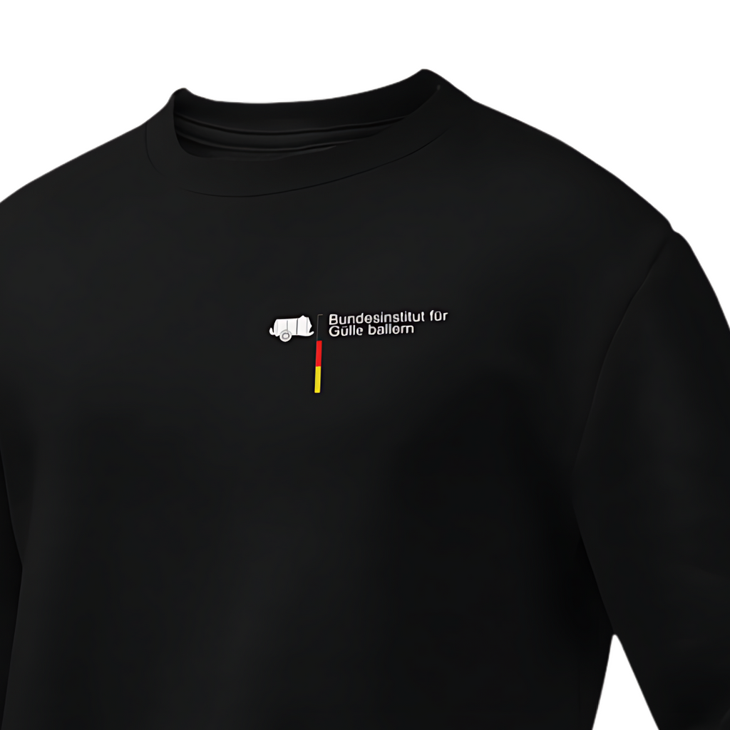 Bundesinstitut Gülle ballern Brustdruck | Premium Sweater
