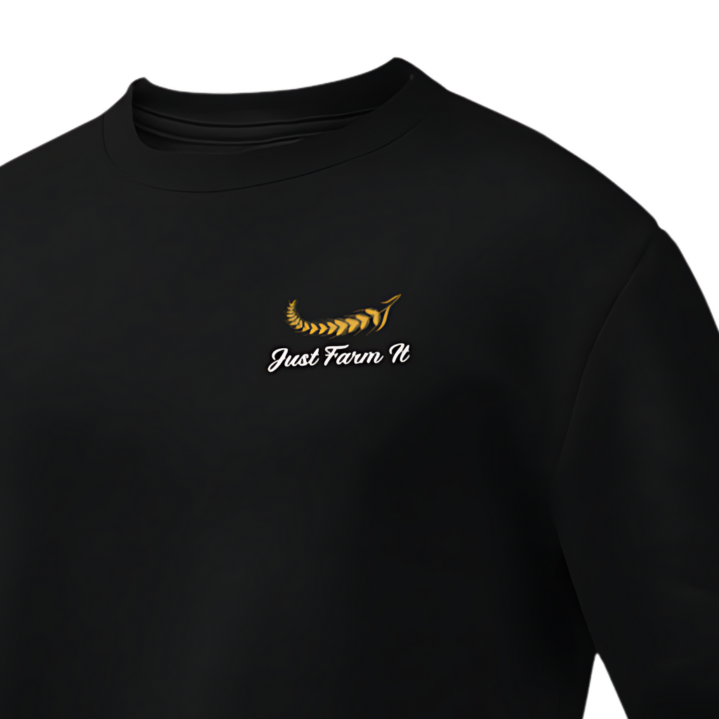 Just Farm It Brustdruck | Premium Sweater