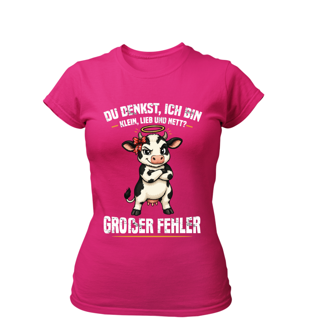 Süße Kuh Großer Fehler | Premium T Shirt Frauen