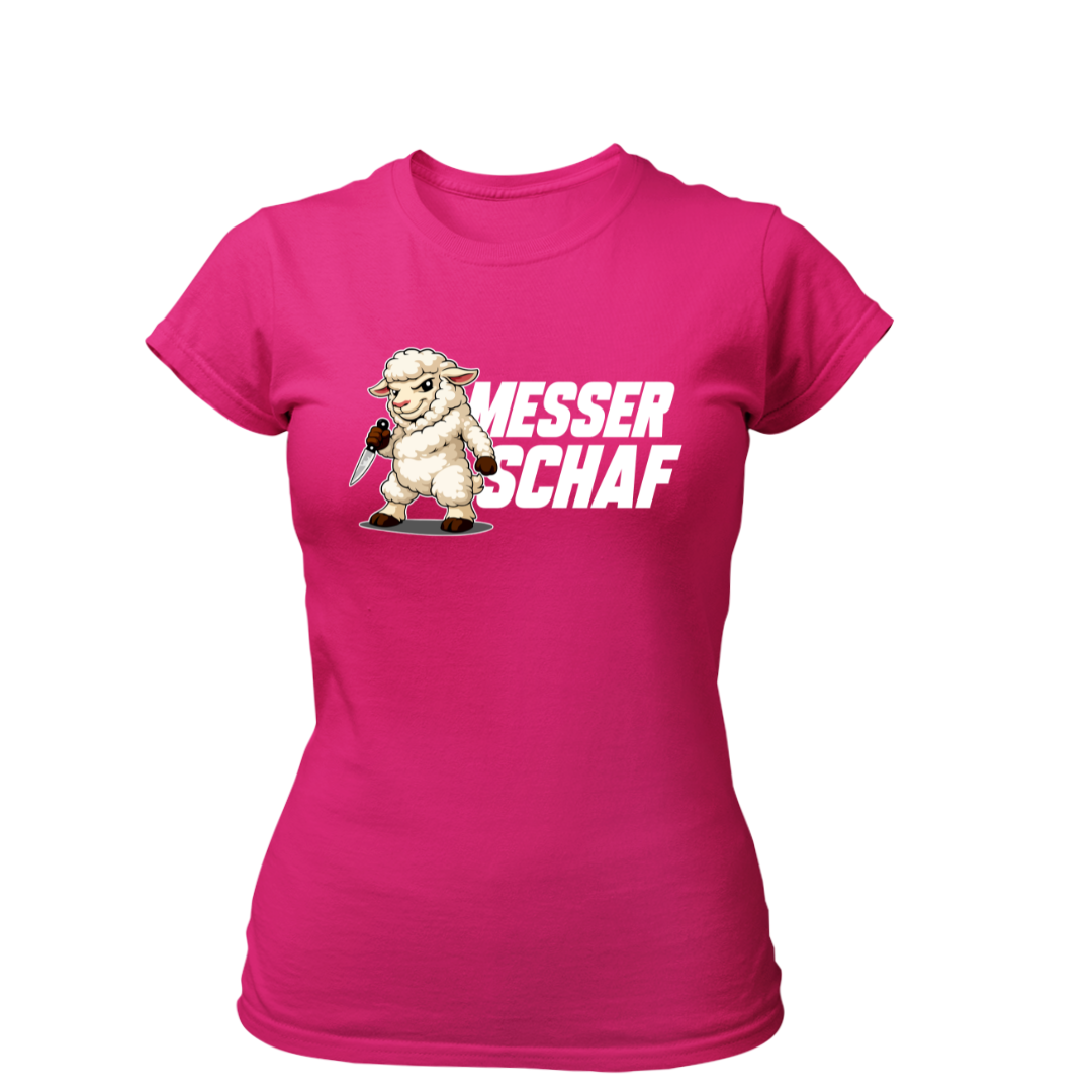 Messer Schaf | Premium T Shirt Frauen