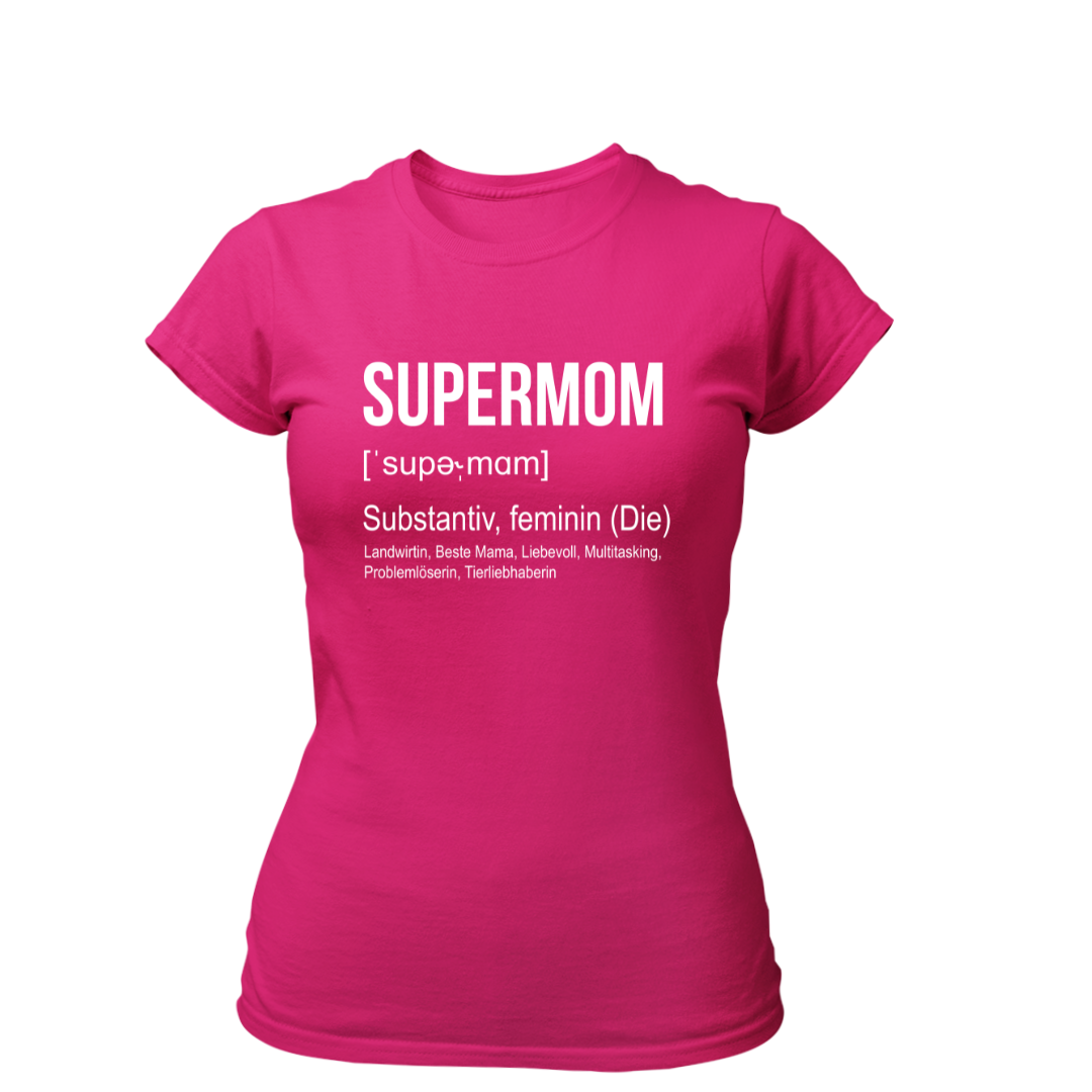 Supermom Definition | Premium T Shirt Frauen