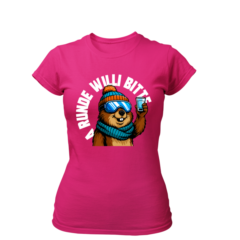 A Runde Willi bitte | Premium T Shirt Frauen