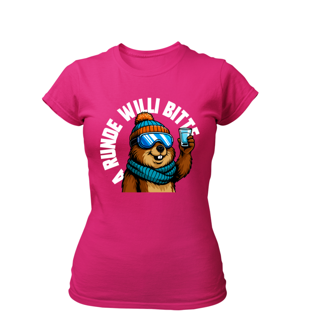 A Runde Willi bitte | Premium T Shirt Frauen