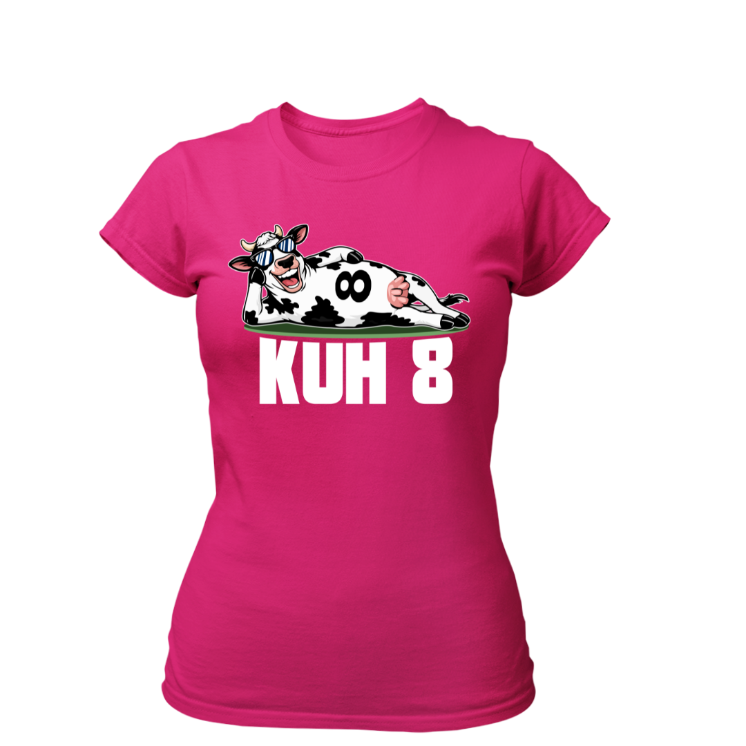 Kuh 8 | Premium T Shirt Frauen