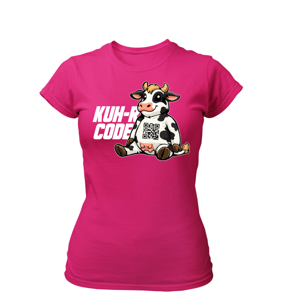 Kuh R Code | Premium T Shirt Frauen