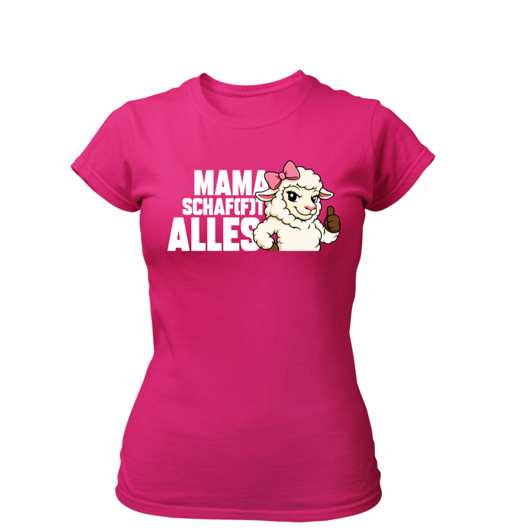 Mama Schafft Alles | Premium T Shirt Frauen