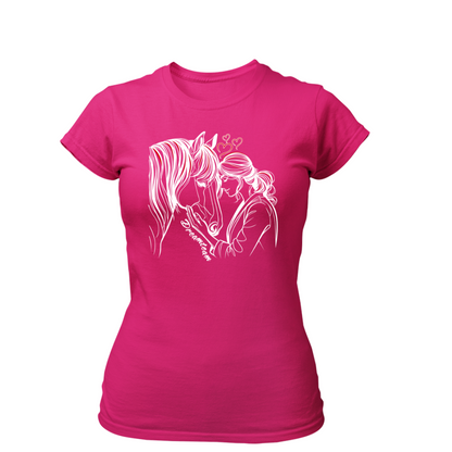 Pferd und Ich Dreamteam | Premium T Shirt Frauen