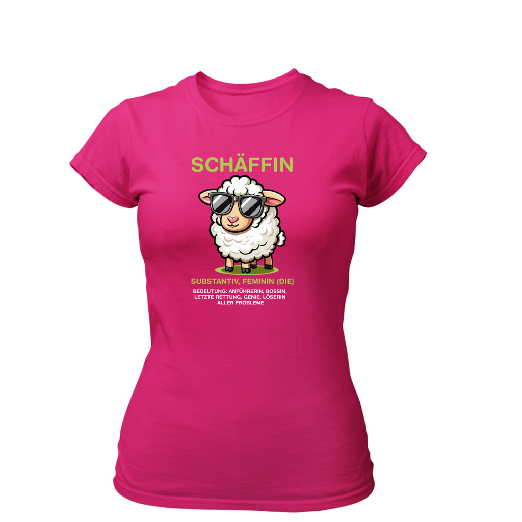 Schäffin Bedeutung | Premium T Shirt Frauen