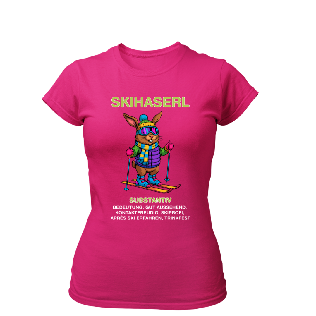 Skihaserl Bedeutung | Premium T Shirt Frauen