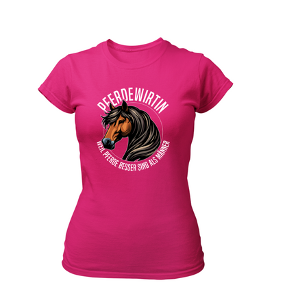 Pferdewirtin Weil Pferde besser sind als Männer | Premium T Shirt Frauen