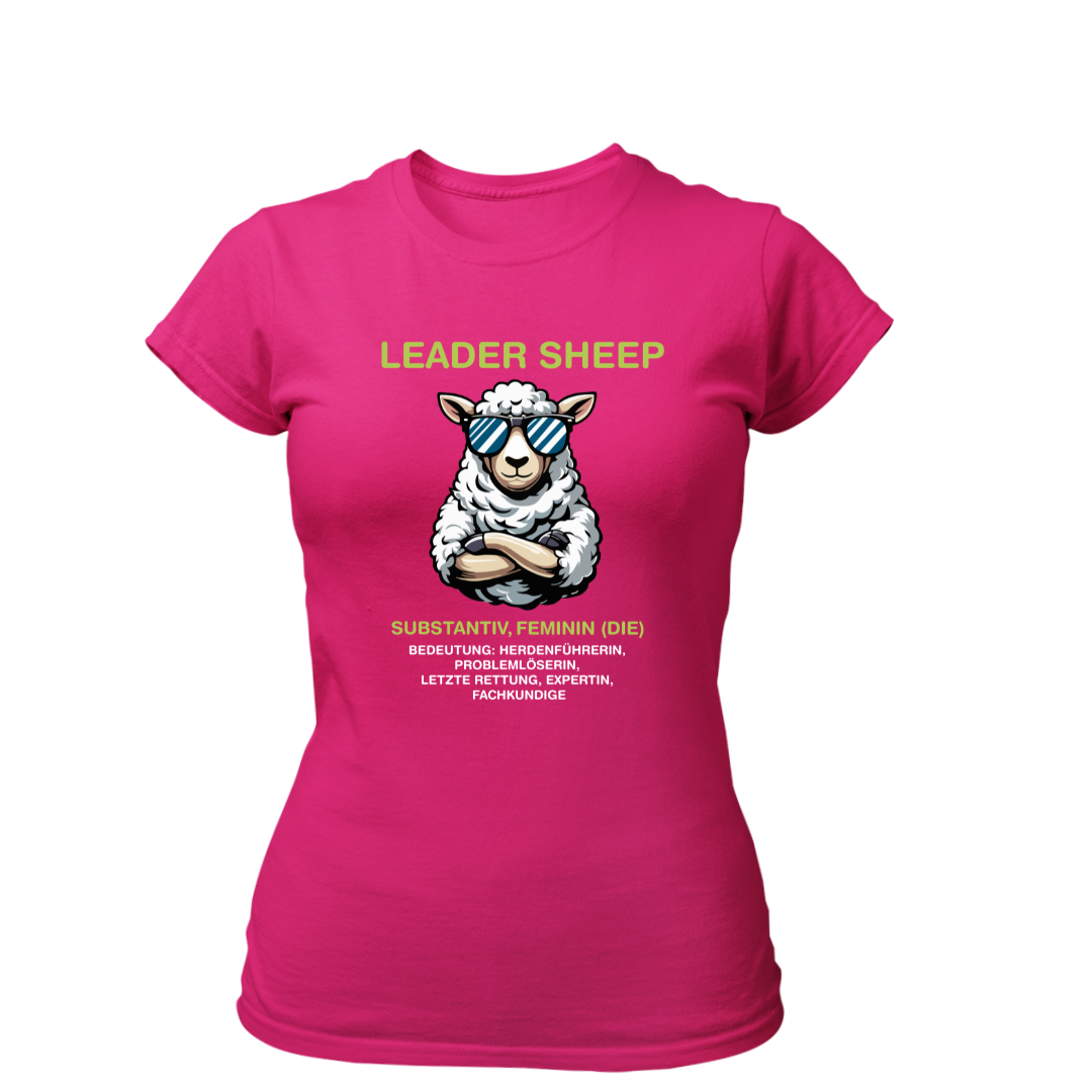 Leader Sheep Bedeutung | Premium T Shirt Frauen