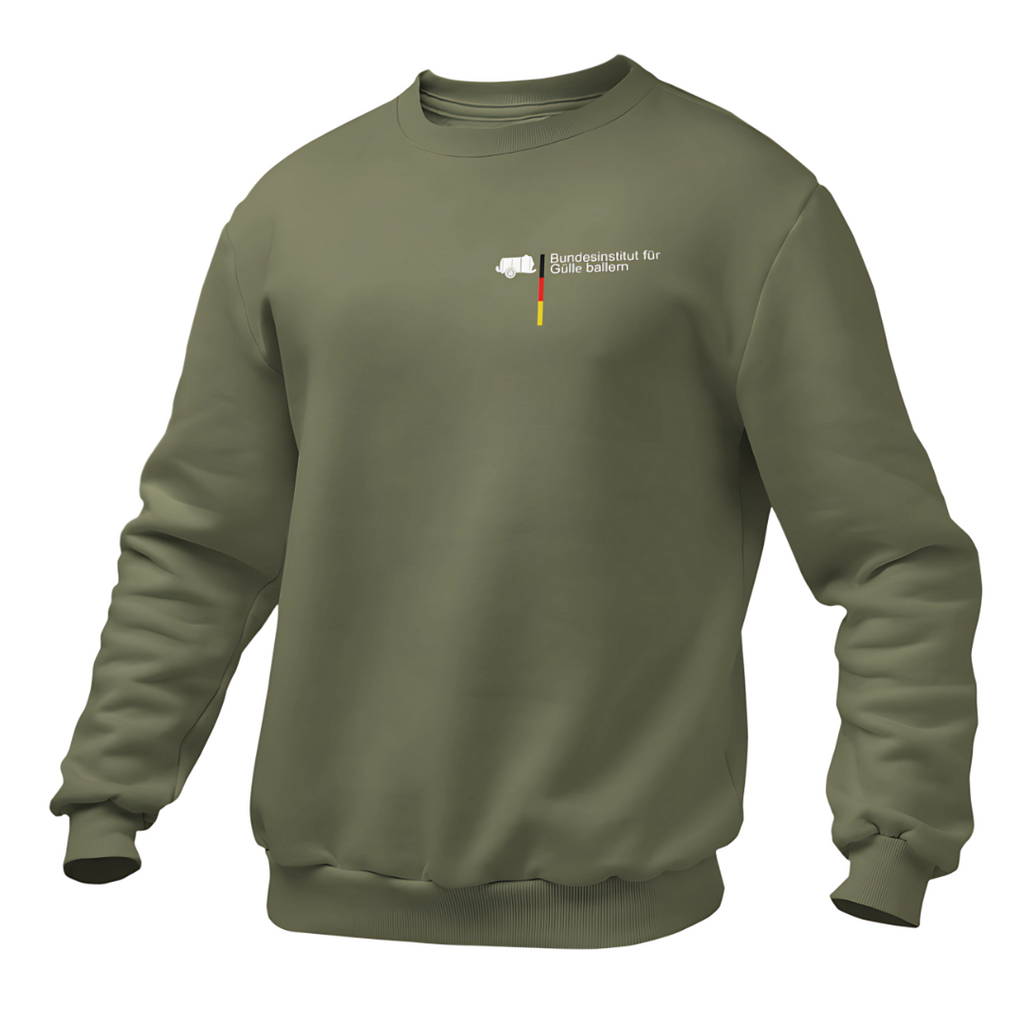 Bundesinstitut Gülle ballern Brustdruck | Premium Sweater