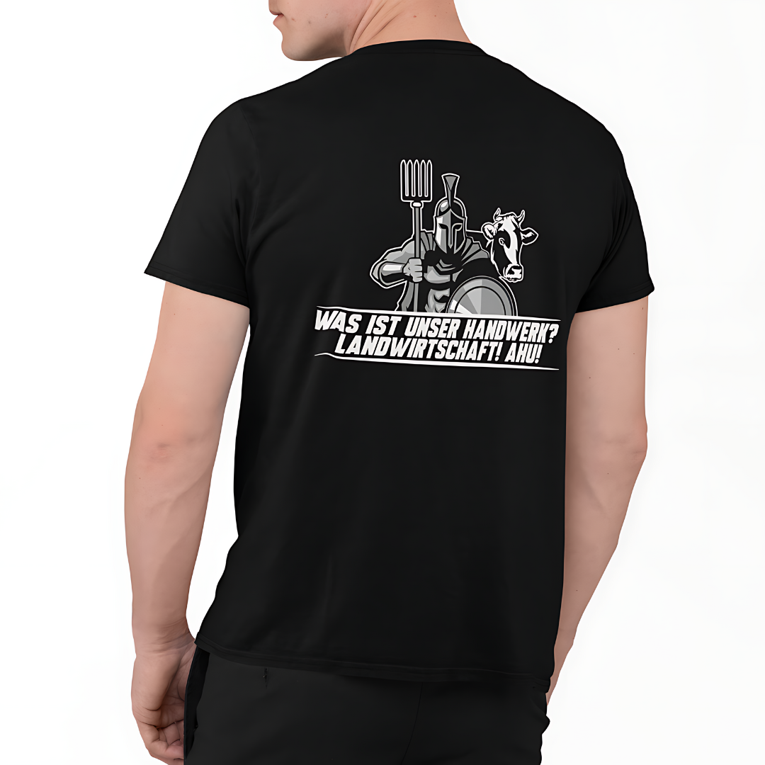 *NEU* Landwirtschaft AHU *Rückseite* Premium - T-Shirt